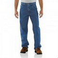 Men's Carhartt  Dungaree-Fit Signature Denim Dungaree Jeans